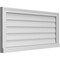 Ekena Millwork Vertical Surface Mount PVC Gable Vent w/ 2"W x 2"H , Brickmould Sill Frame, 38"W x 18"H GVPVE38X1803SN - alternate 2